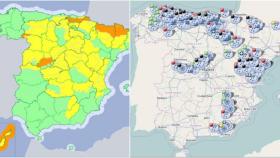 Alertas e incidencias de carretera para el jueves 8 de febrero 2017.