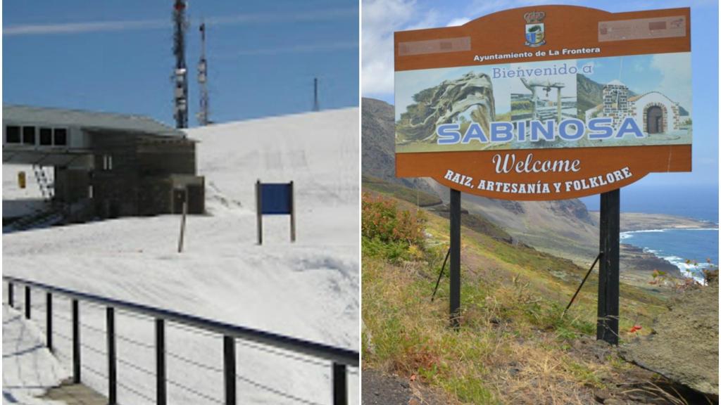 A la izquierda, el lugar más frío. A la derecha, el más cálido de anoche.