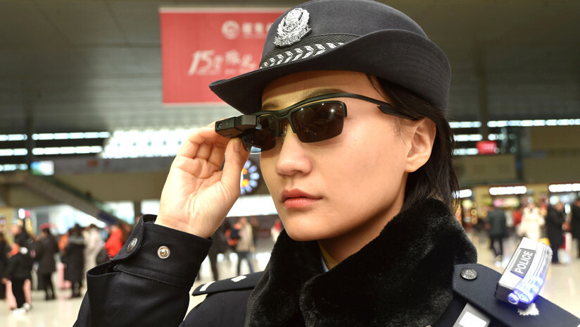 policia china gafas reconocimiento facial camara