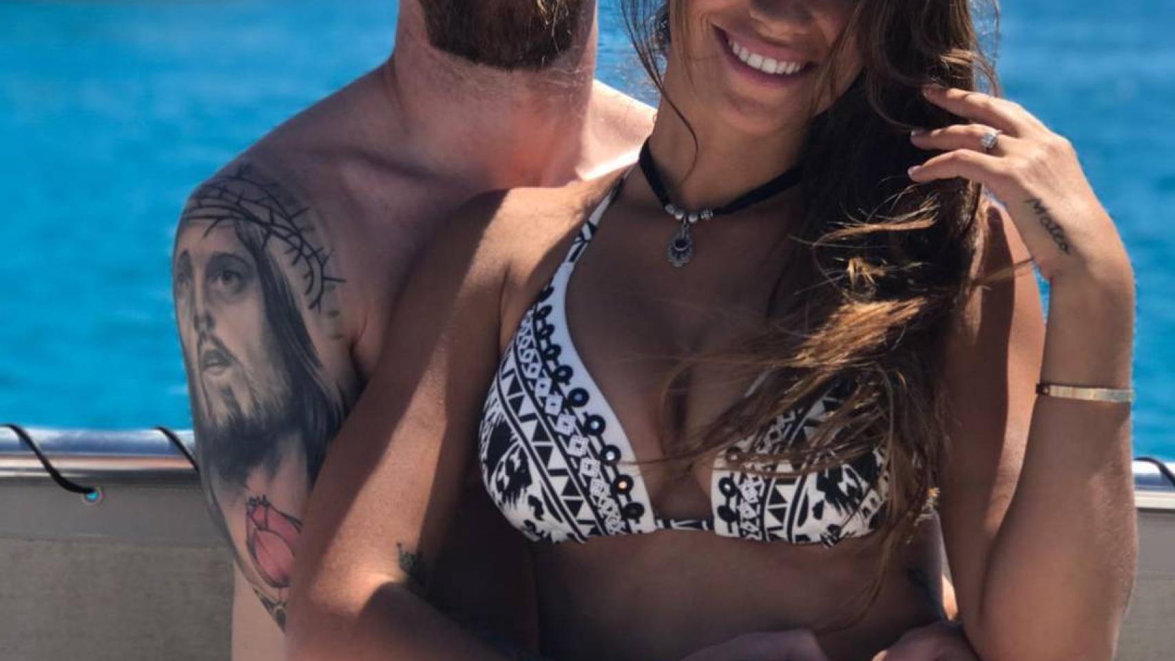 Leo Messi y Antonella Rocuzzo.