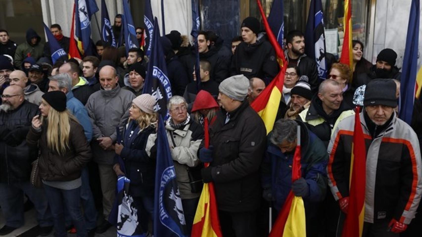 Protesta por el desalojo de Hogar Social.