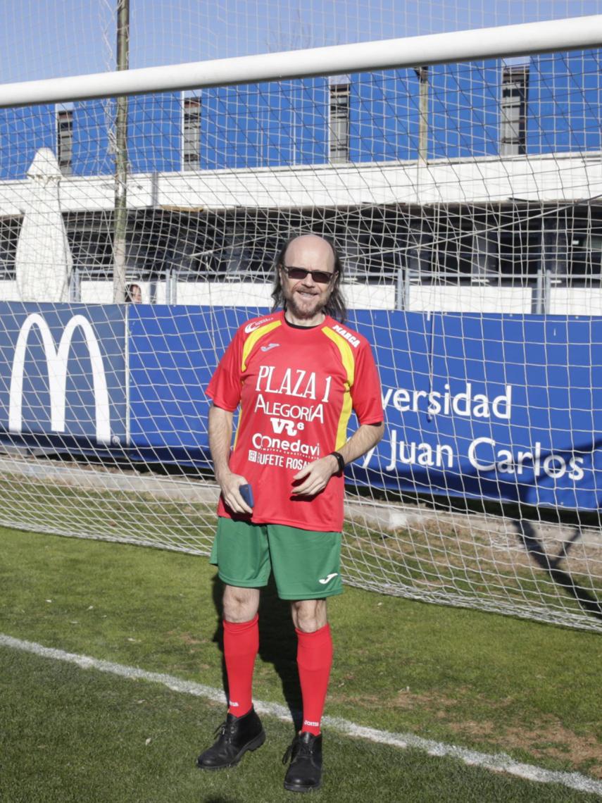 Santiago Segura durante la 25 edición del partido artistas y toreros.