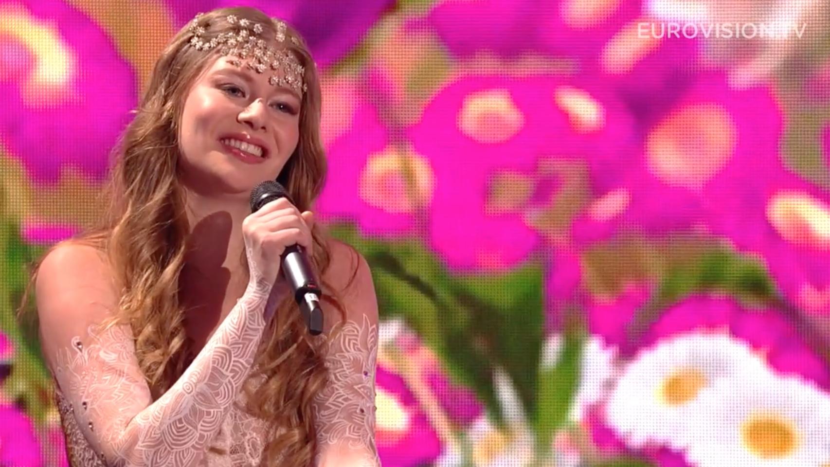 Zoe en Eurovisión.