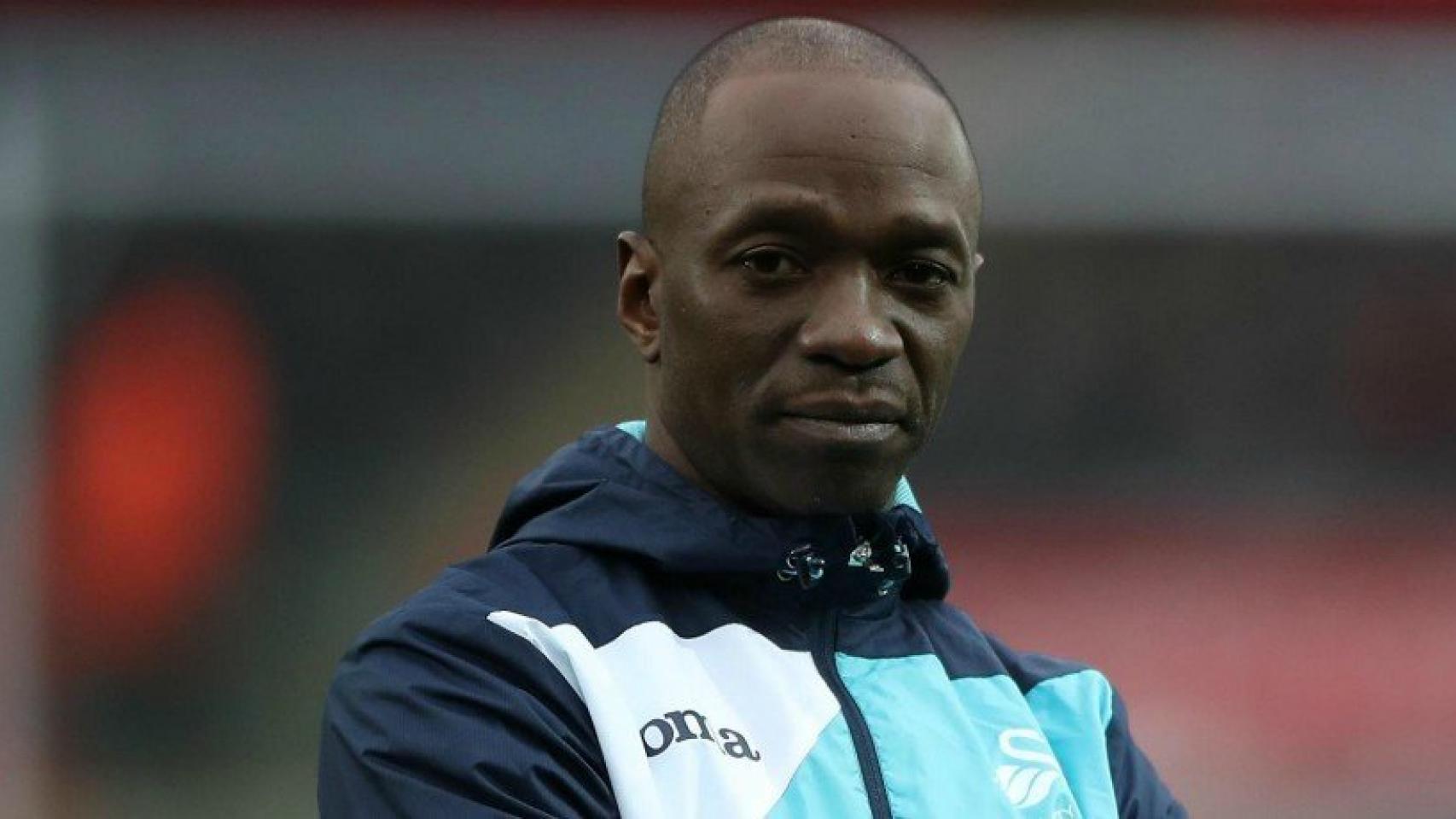 Makelele como asistente en el Swansea. Foto: (swanseacity.com)