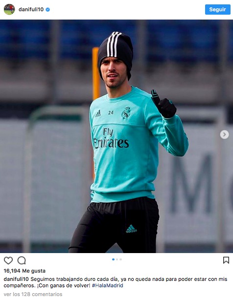 Ceballos anuncia su inminente vuelta al equipo