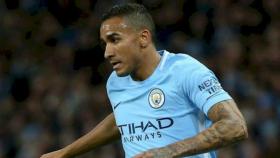 Danilo, con el City. Foto mancity.com