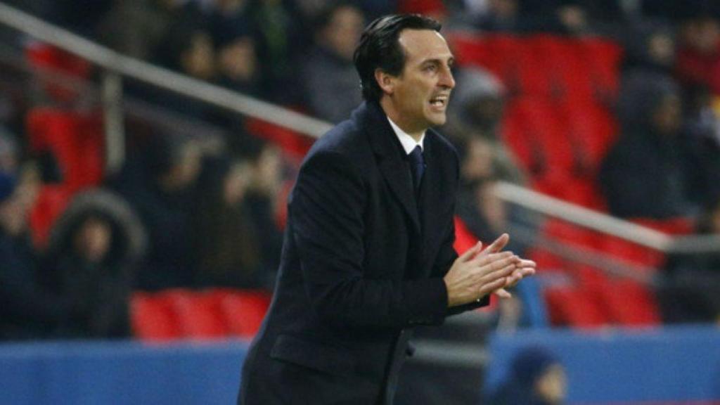 Emery, con el PSG. Foto. psg.fr