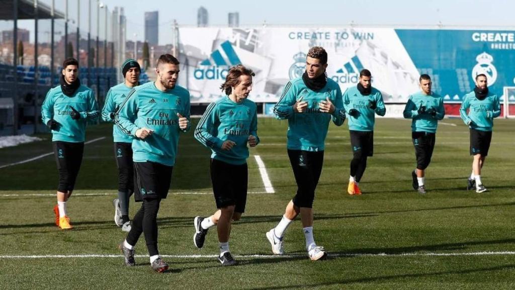 Entrenamiento del Real Madrid