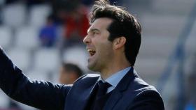 Solari, durante un partido del Castilla