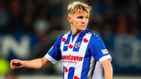 Odegaard con el Heerenveen. Foto Instagram (@odegaard.98)