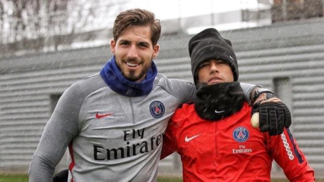 Trapp con Neymar. Foto: Instagram (@kevintrapp).