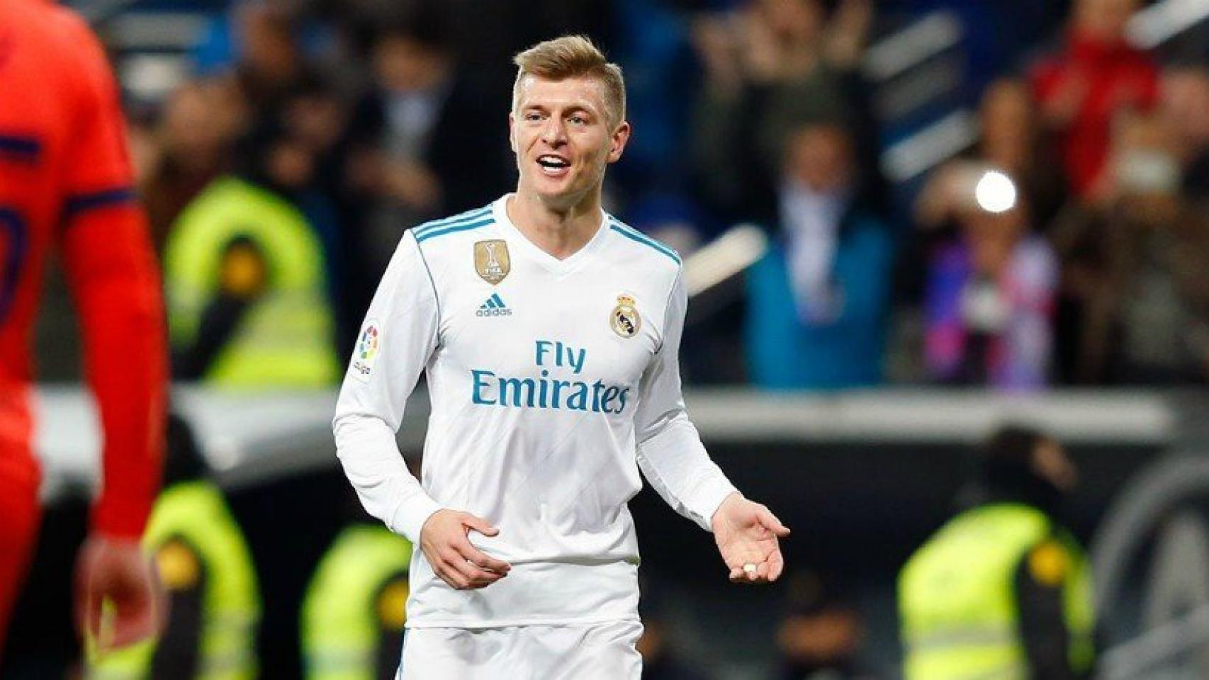 Toni Kroos, tras marcar a la Real Sociedad.