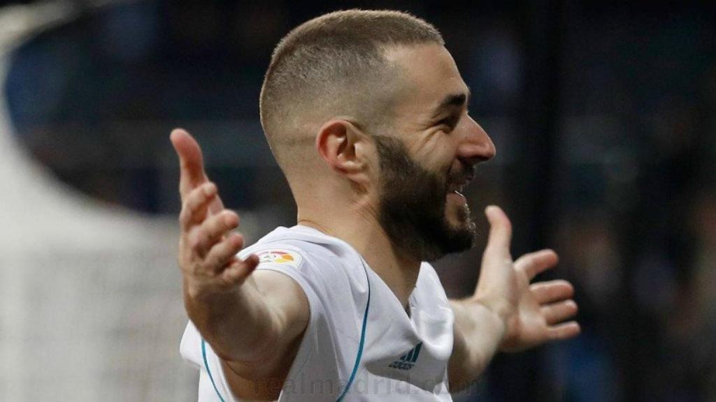 Benzema marca al Leganés