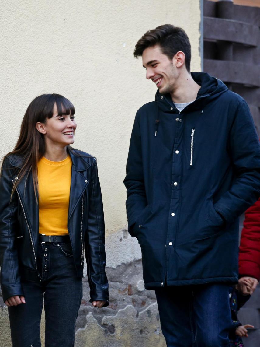 Aitana y su novio, Vicente.