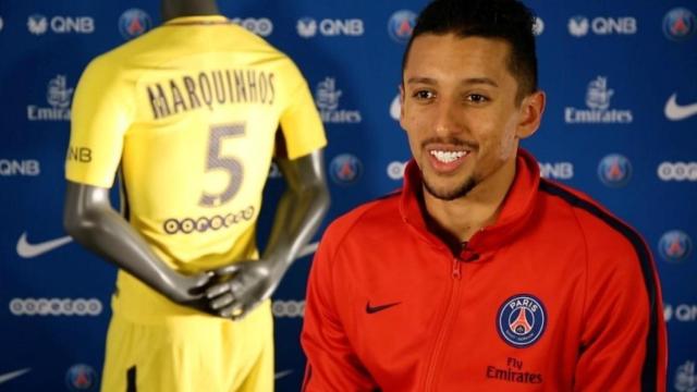 Marquinhos, jugador del PSG. Foto: psg.fr