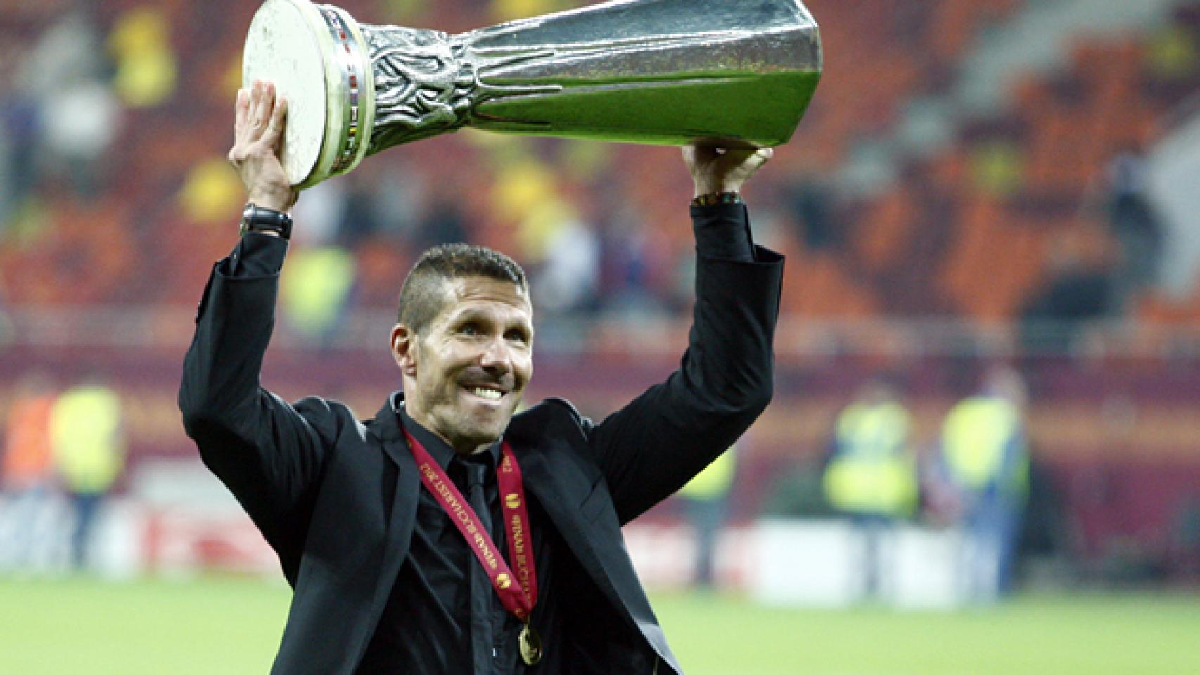 Simeone, con la Europa League.