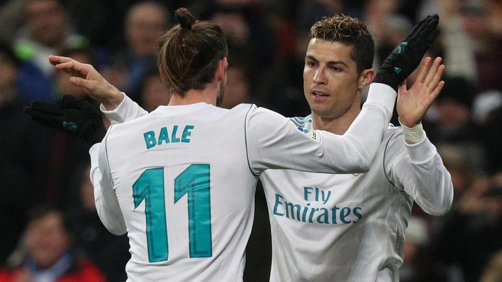 Cristiano y Bale.