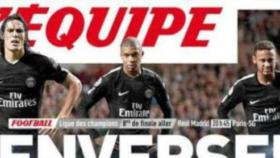 Portada del diario L´Equipe. 14/02/2018