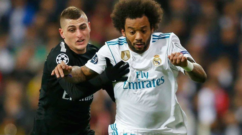 Marcelo y Marco Verratti