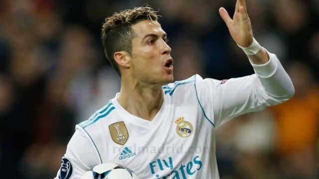 Cristiano celebra su gol al PSG