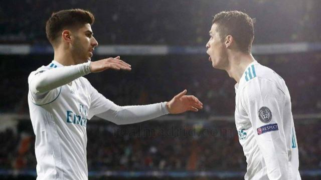 Asensio felicita a Cristiano por su gol al PSG