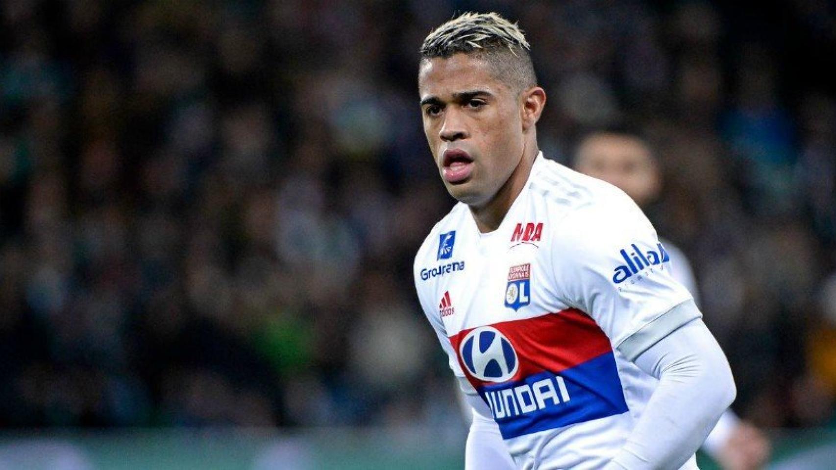 Mariano, con el Lyon. Foto: Twitter (@marianodiaz9)