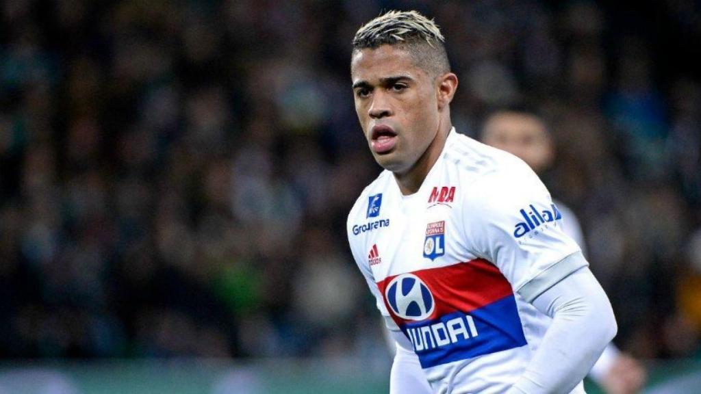 Mariano, con el Lyon. Foto: Twitter (@marianodiaz9)