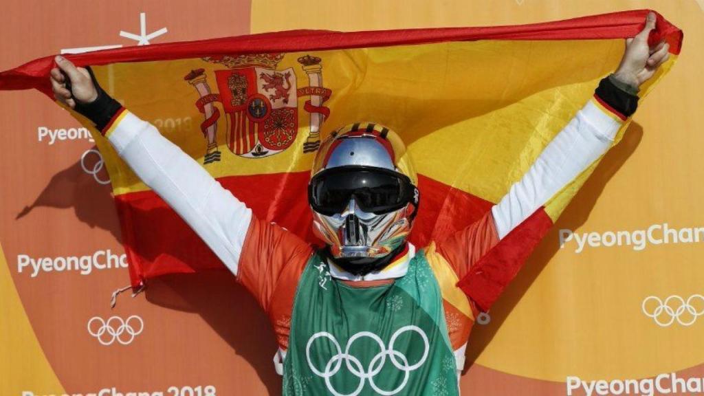 Regino Hernández, bronce en snowboard en los Juegos de Invierno. Foto Twitter (@COE_es)