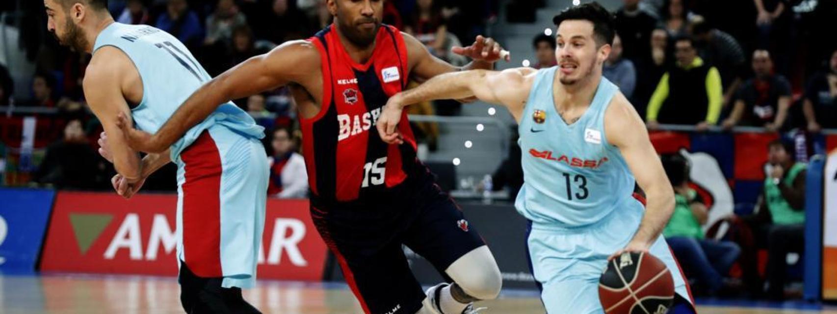 Imagen del Baskonia - Barcelona de Liga ACB.