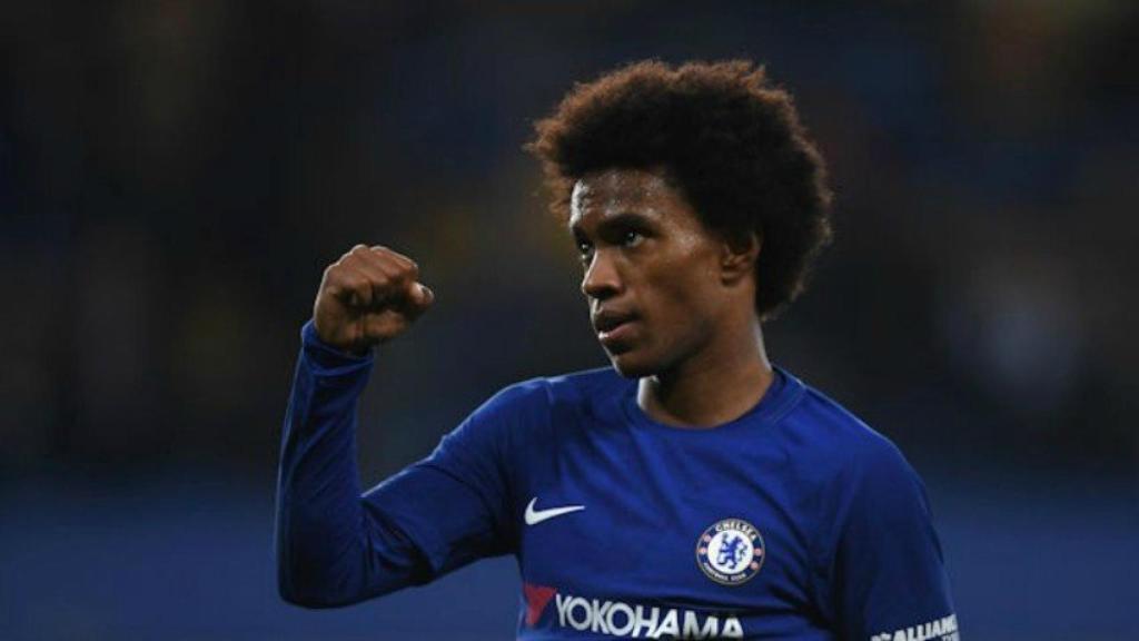 Willian, en un partido con el Chelsea. Foto: chelseafc.com