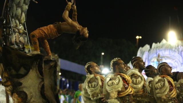 Un desfile de los carnavales de Río de Janeiro.