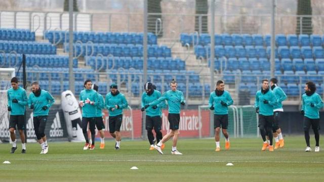 Entrenamiento del Real Madrid