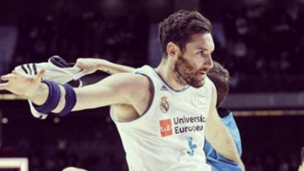 Rudy Fernández durante un partido esta temporada. Imagen: instagram (@rudy5fernandez)