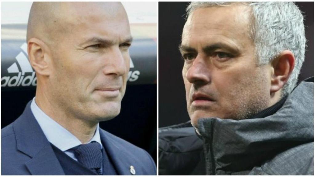 Zidane y Mourinho