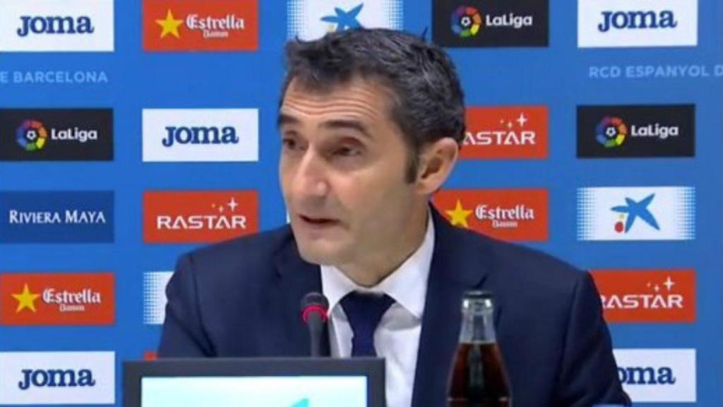 Valverde en rueda de prensa