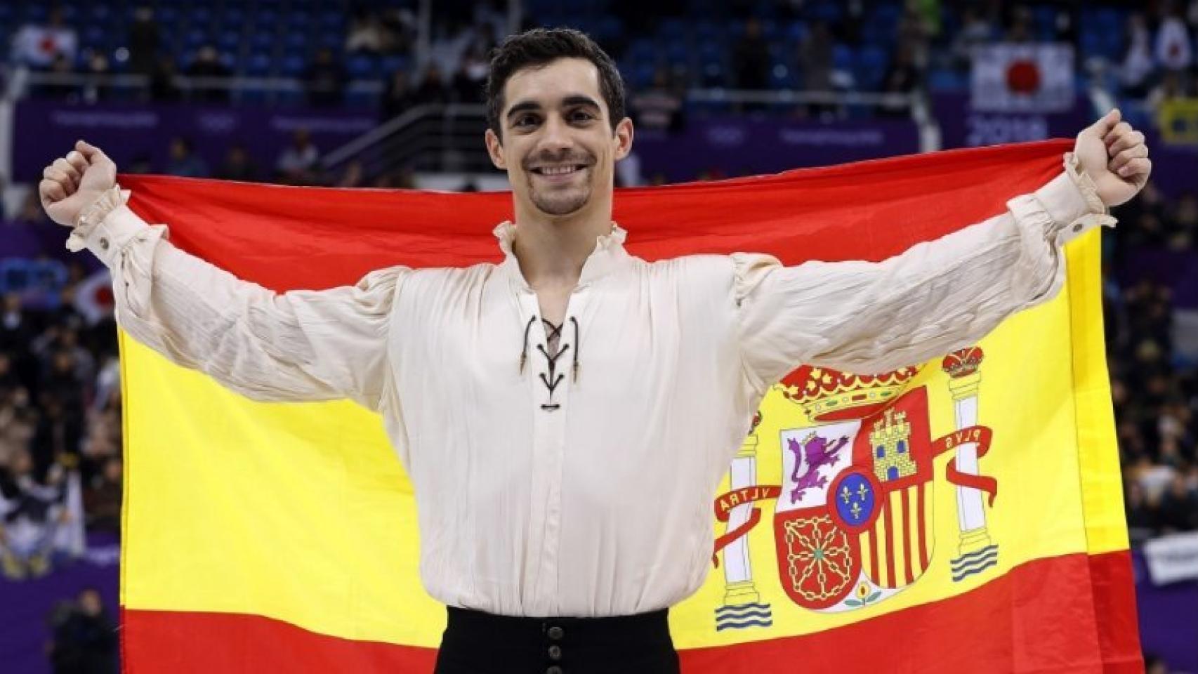 Javier Fernández, bronce en los Juegos de Invierno. Foto: Twitter (@COE_es).