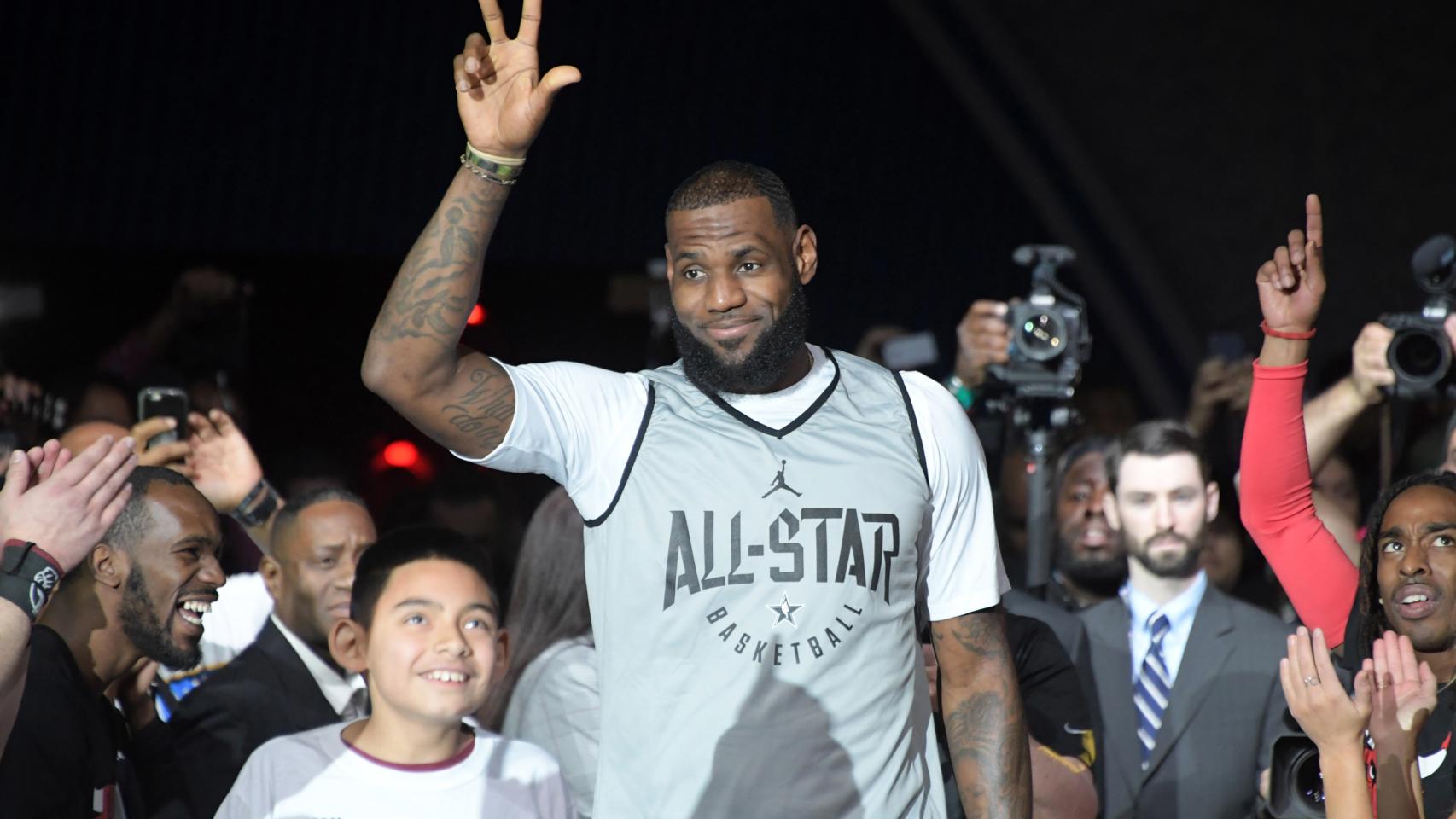 Lebron James, en el All Star.