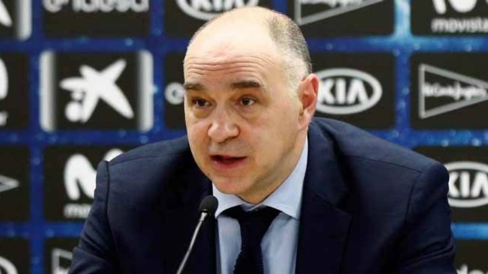 Laso en rueda de prensa en la Copa del Rey