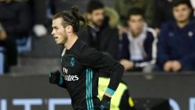 Gareth Bale, tras marcar su gol al Celta