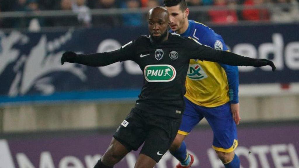 Lass Diarra, en un partido con el PSG. Foto: psg.fr