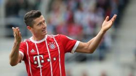 Lewandowski, con el Bayern. Foto fcbayern.com