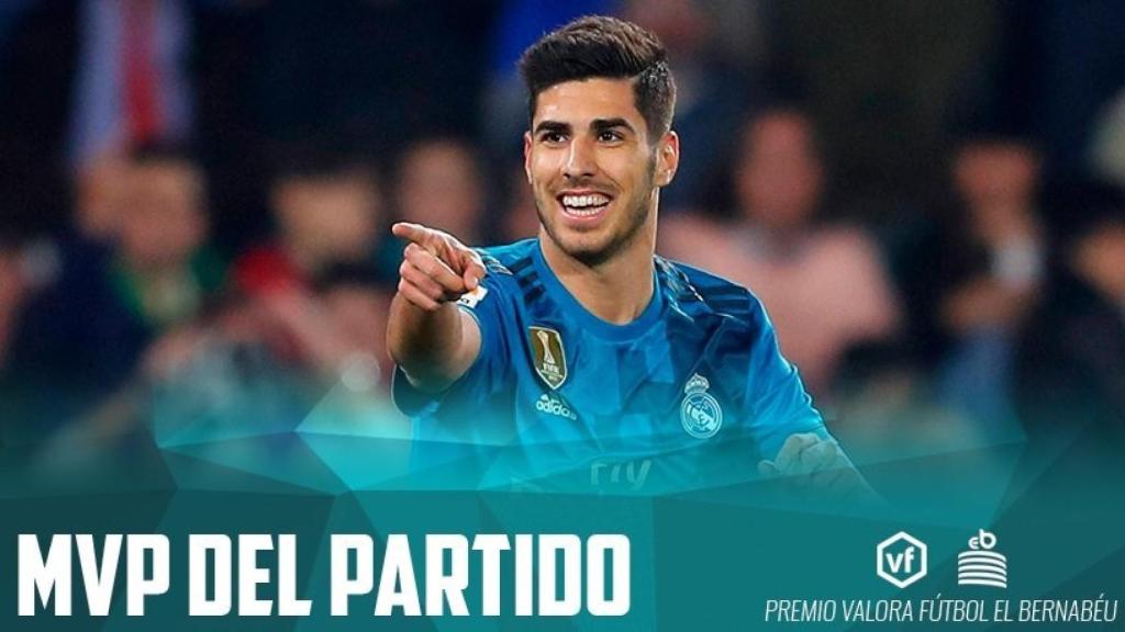 Marco Asensio, MVP del Betis - Real Madrid