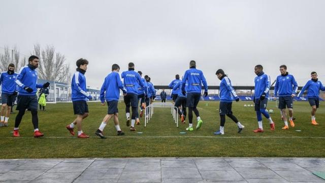 El Leganés prepara el partido ante el Real Madrid del miércoles 21 de febrero en Butarque. Foto: (@CDLeganés)