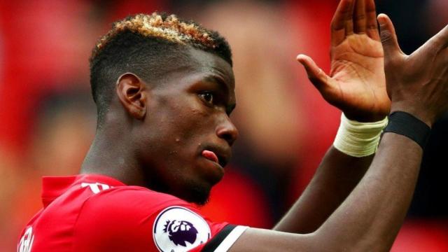 Pogba, en un partido del Manchester United. Foto: manutd.com