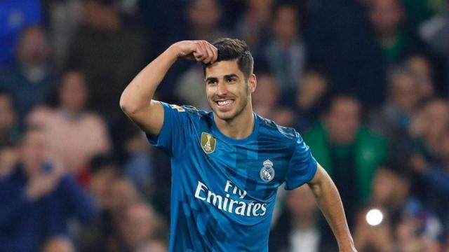 Asensio celebra en el Benito Villamarín