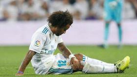 Marcelo se duele de su lesión