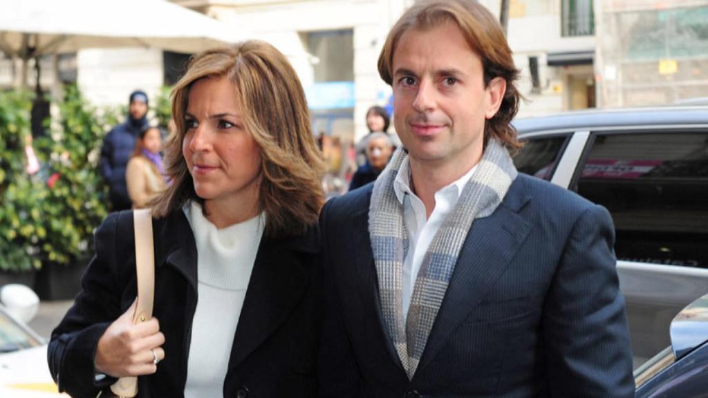 Arantxa Sánchez Vicario y su expareja, Josep Santacana.