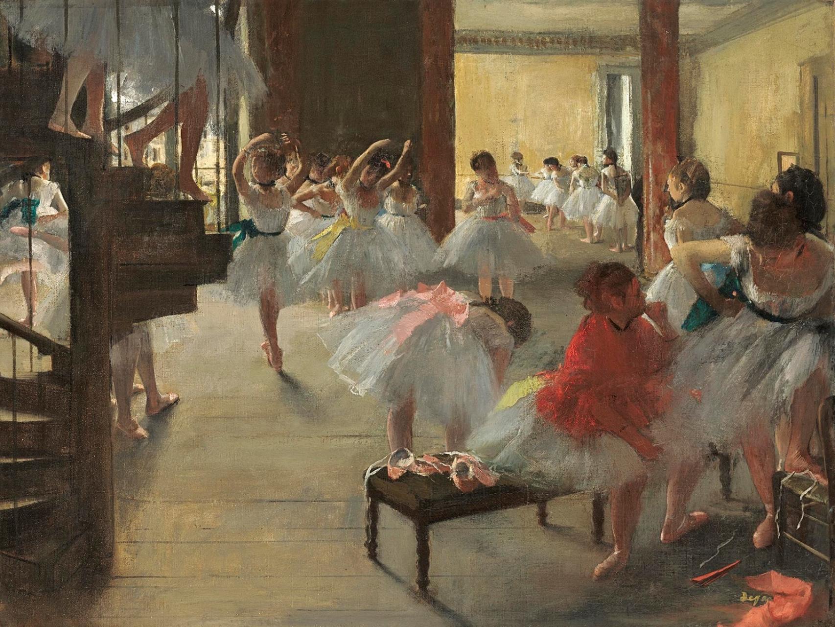 Una de las obras de Degas.