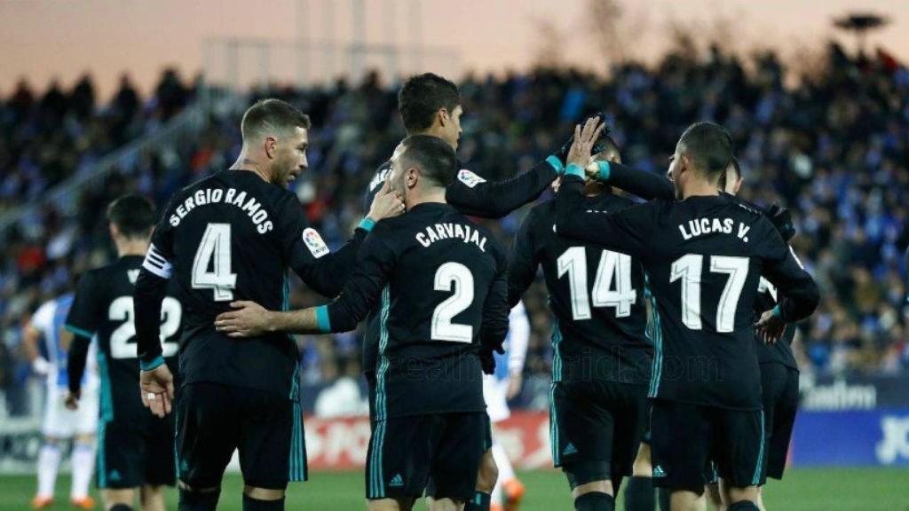 El Real Madrid, en Butarque