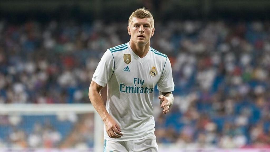 Toni Kroos durante el Trofeo Santiago Bernabéu. Foto: Pedro Rodríguez / El Bernabéu